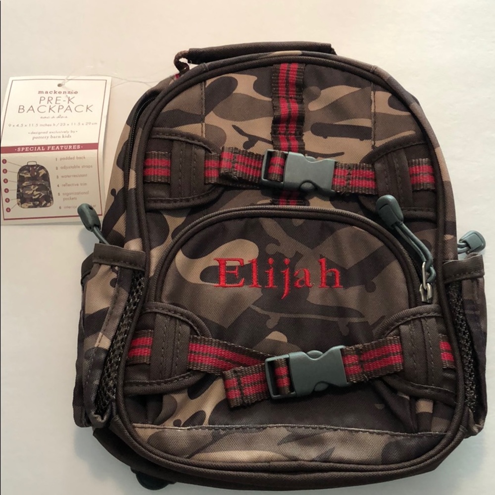 NWT ELIJAH PB Kids Mackenzie Pre-K Camo 🎒Backpack
